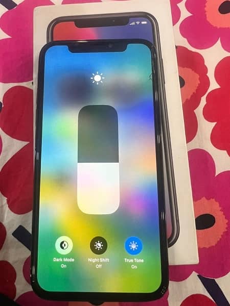 i phone x 256 gb pta approved , factory with box 2