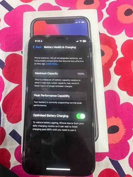i phone x 256 gb pta approved , factory with box 4