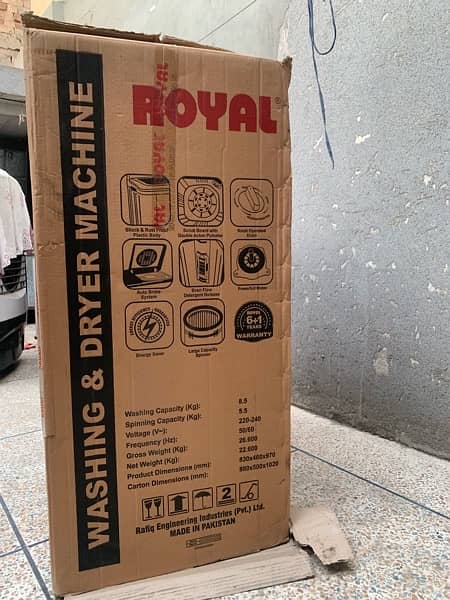 Royal Washing Machin (RWM 8010) 2