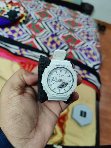 G-Shock GMA-S2100 white color with box like new 7