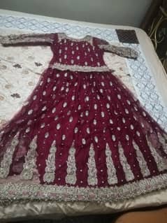 Red Frok Full Classy Embroidered For Sale