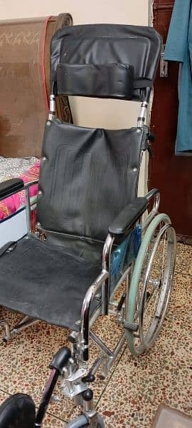 Imported high quality reclining wheelchair with cushion 1