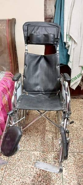 Imported high quality reclining wheelchair with cushion 2