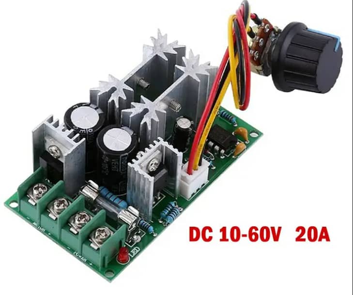 DC10-60V Motor Speed Control PWM Controller Switch 20A 1