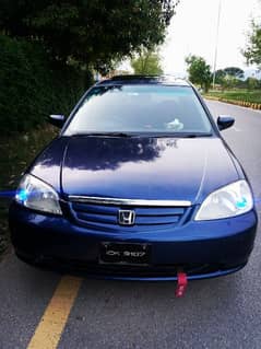 Honda civic Full option Islamabad num