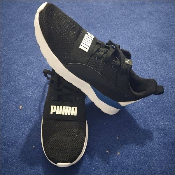 Original PUMA Branded Black Shoes. 10