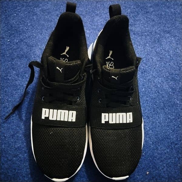 Original PUMA Branded Black Shoes. 19