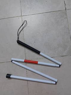 4-Sections Folding Walking Stick for Blind/Visually Impaired People
