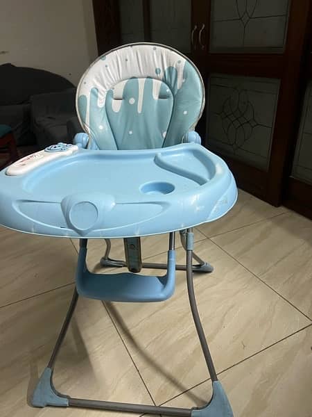 blue baby high chair 2