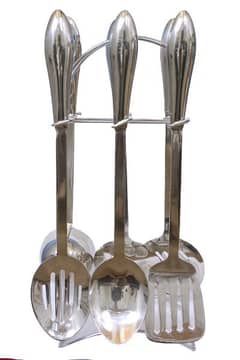 pure stainless steel 7 piece hallow handle set