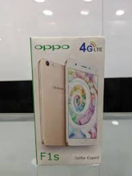 oppo f1s 3gb 32gb 10 by 10 condition no any fault box available 3