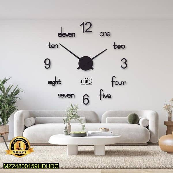 Beautiful Wood Wall Clock. See description 0