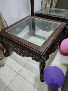 Chinyoti Centre table with 2 side tables for sale