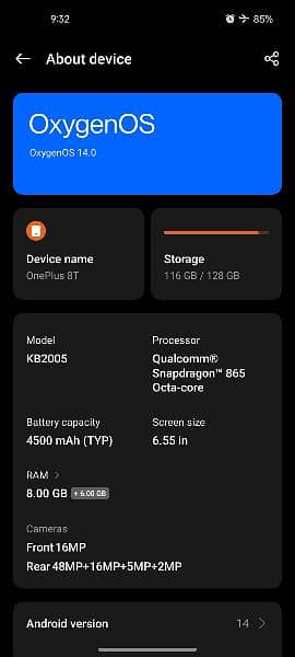 OnePlus 8t 8/128 Gb With All Accessories. 4