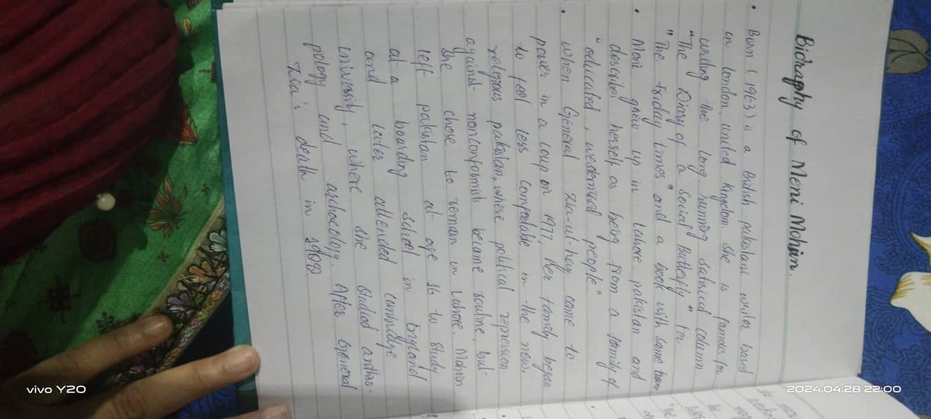 Handwriting Assignment work in pakistan 4