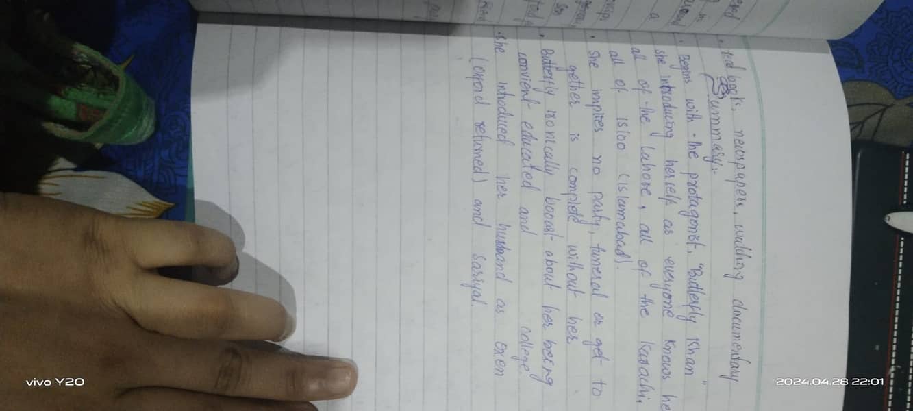 Handwriting Assignment work in pakistan 9