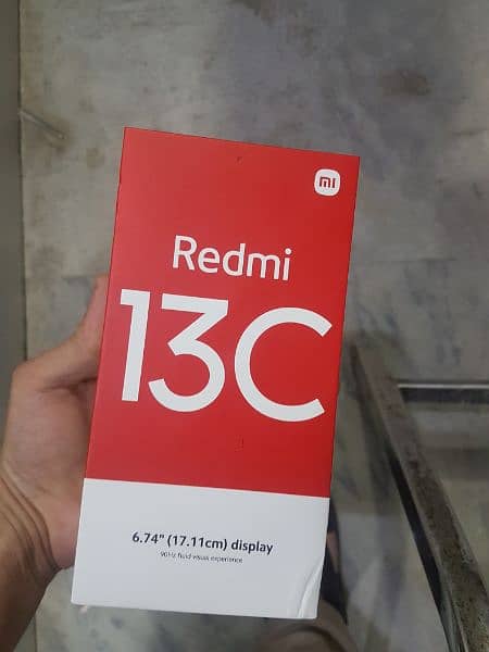 Redmi 13c 6 Ram  128 Memory full box sarif box open 6