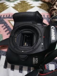 Canon 4000D with lens