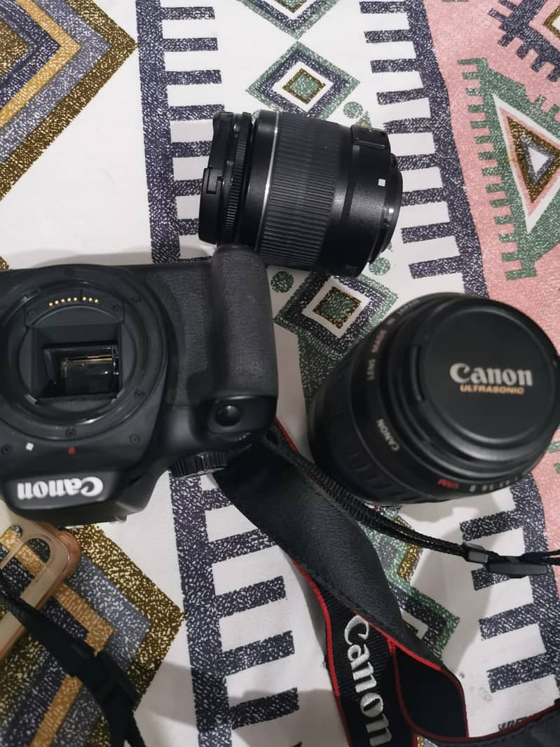 Canon 4000D with lens 2