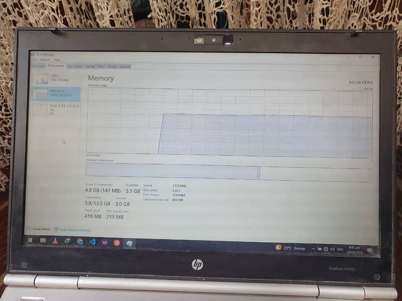 HP EliteBook 8460p HD display i5 2nd gen 5