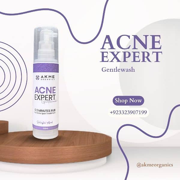anti acne face wash 100%  organic best results price 900 on off 675rs 2