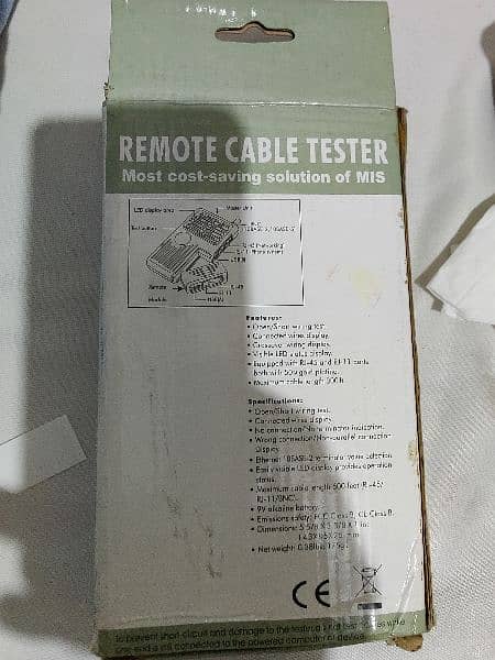 Network Cable Tester 4 in 1 Remote RJ11 RJ45 2