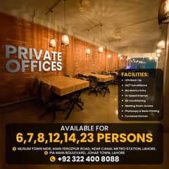 CO-WORKING SPACE & SEPRATE FURNISHED OFFICES