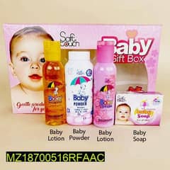 Soft touch baby gift box Pack of 4