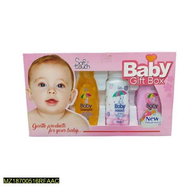 Soft touch baby gift box Pack of 4 1