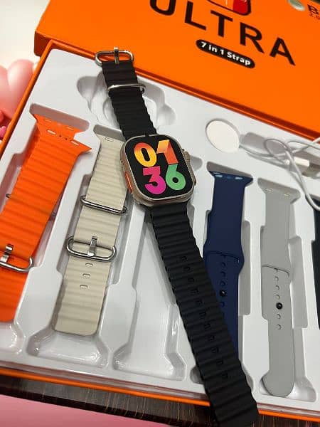 7 in 1 ultra smart watch. Free delivery all over lahore 2