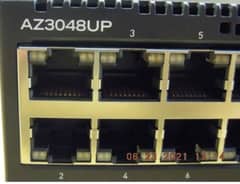 Switch Model:AZ 3048UP -48 port Gigabit  POE+ 4X 10G