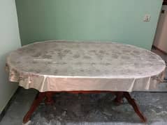 we Selling a Pure wood dining table With 6 chairs for family
