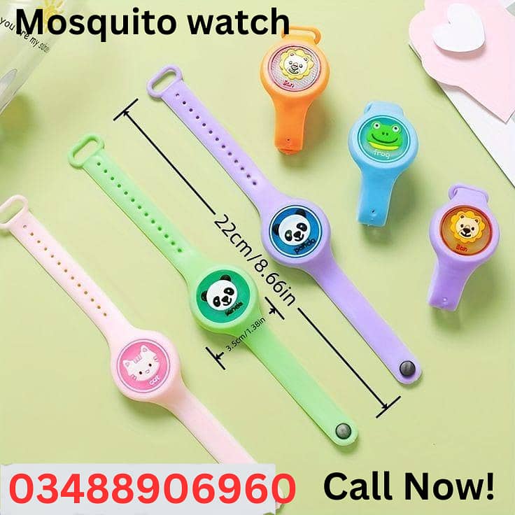 Kids Mosquito  Watch With Led Lights 0