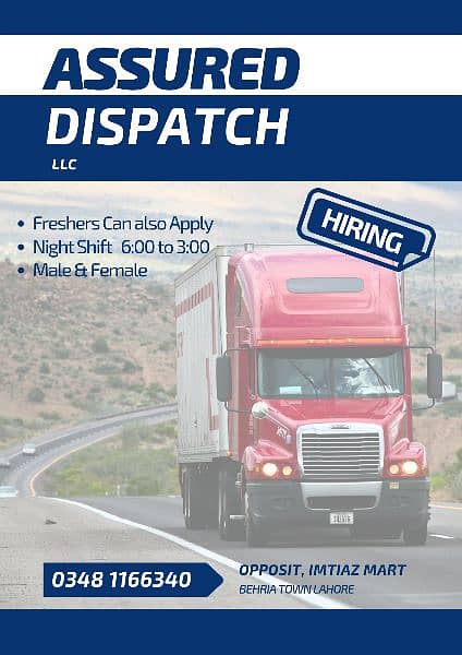 We're Hiring Sales Agents for Truck Dispatching 0