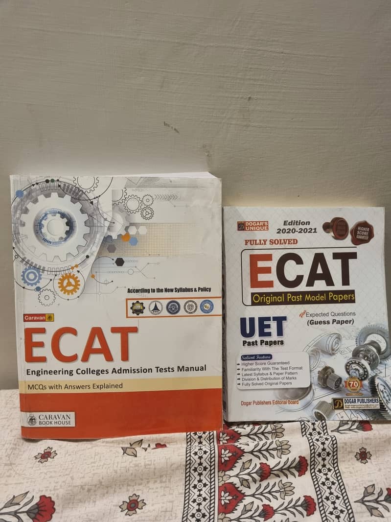 SAT, ECAT, NAT, ISSB, O Level, A Level Past papers/notes + Fsc books 13