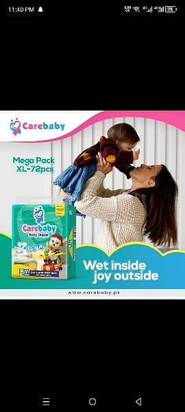 CARE Baby diaper  original T. f industries 1