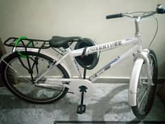 full size bicycle in White colour