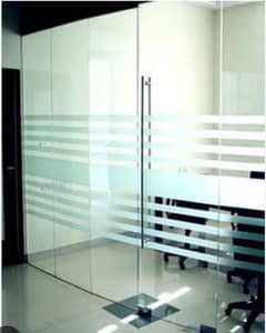 Glass office door