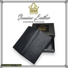 men's leather long wallet