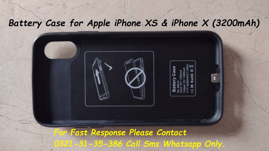 battery case for apple iphone xs & iphone x 2