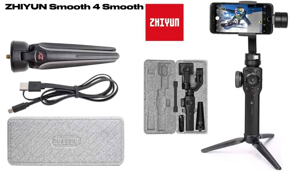 Zhiyun-Tech Smooth-4 Smartphone Gimbal (Black) - Excellent Condition. 8