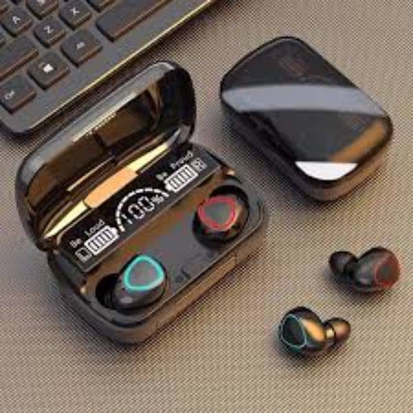 M10 Earbuds With power bank Available  Cash on delivery available 0