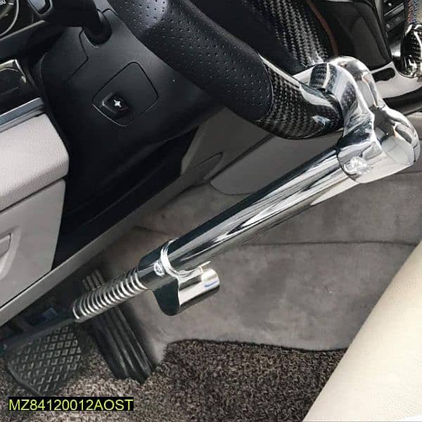 Car steering lock (chrome body) 1