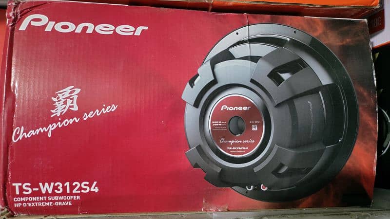 Pioneer TS-W312S4 Original Subwoofer (Box Packed] for car woofer 0