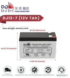 Dong jin 12v 7amp Dry batteries available bulk quantity