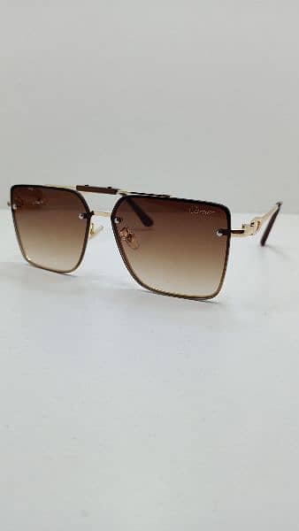 Brand frame sun glasses 3