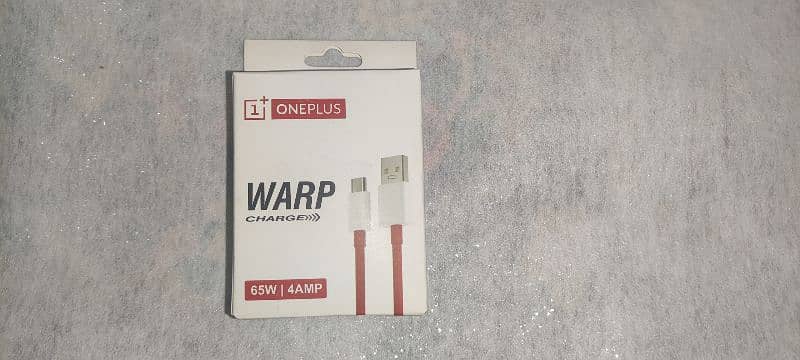 1+ One Plus Data Cable Type C  65W | 4 AMP 0