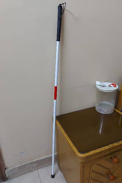 4-Sections Folding Walking Stick for Blind/Visually Impaired People 2