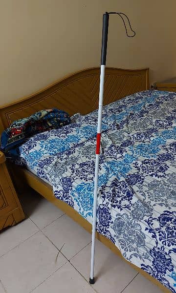 4-Sections Folding Walking Stick for Blind/Visually Impaired People 3