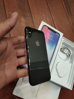 IPHONE x 256gb waterpack with box 84 health pta approved